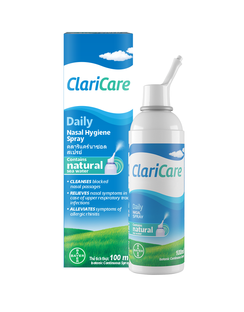 Claricare - คลาริแคร์ สเปรย์น้ำเกลือธรรมชาติ 